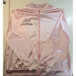 Pink Ladies Jacket XL‎ Grease 50s Retro Zip Up Halloween Costume Cosplay
